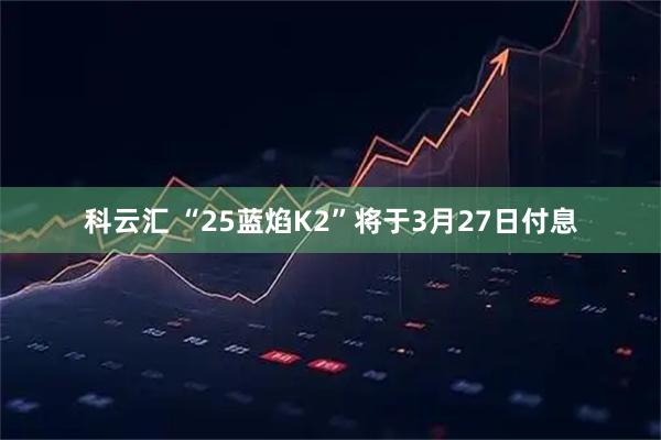 科云汇 “25蓝焰K2”将于3月27日付息
