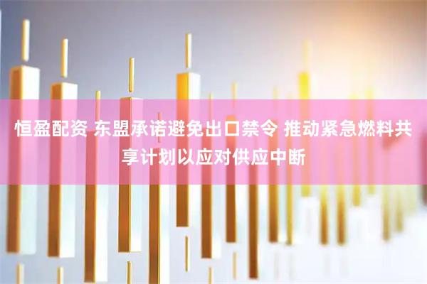 恒盈配资 东盟承诺避免出口禁令 推动紧急燃料共享计划以应对供应中断