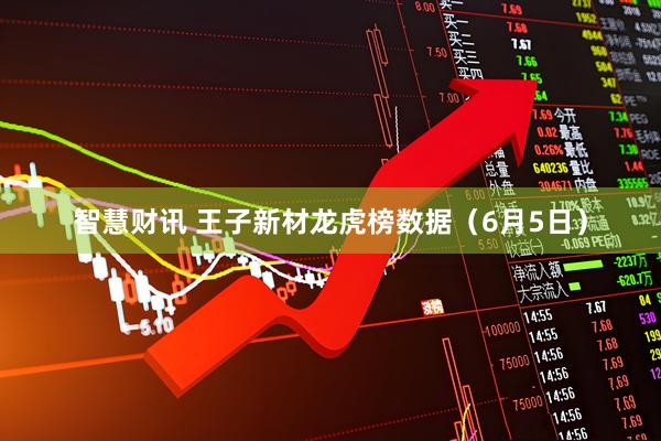 智慧财讯 王子新材龙虎榜数据(6月5日)